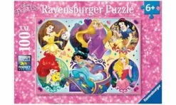 Ravensburger RB10796-4 Disney Princess 2 Puzzle 100pc