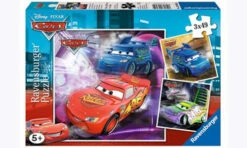 Ravensburger RB09305-2 Disney Cars Puzzle 3x49 Pieces
