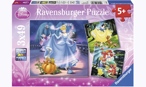 Ravensburger RB09339-7 Disney Snow White Cinderella Ariel 3 Ravensburger RB09339-7 Disney Snow White Cinderella Ariel