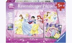 Ravensburger RB09277-2 Disney Snow White Puzzle 3x49 Pieces