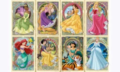 Ravensburger RB16504-9 Disney Art Nouveau Princesses 1000pc