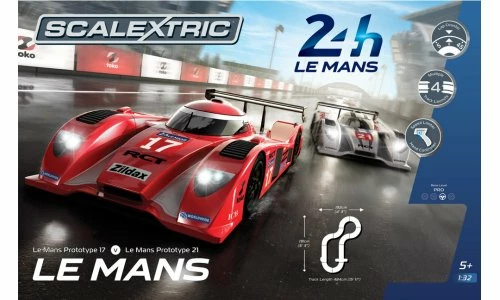 Scalextric C1368 LE Mans Sports Cars Slot Car Set 3 Scalextric C1368 LE Mans Sports Cars Slot Car Set