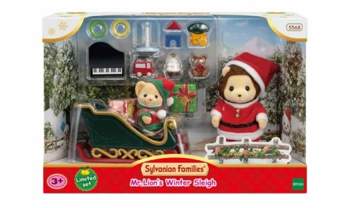 Sylvanian Families SF5568 Mr. Lion's Winter Sleigh 3 Sylvanian Families SF5568 Mr. Lion's Winter Sleigh
