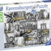 Ravensburger New York Cabs Puzzle 1500 Pieces -TOY MODEL 45825