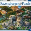 Ravensburger Wolves In Spring Puzzle 1500pc -TOY MODEL 45832