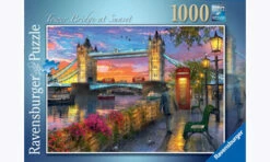Ravensburger Tower Bridge At Sunset 1000pc