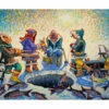Ravensburger RB16831-6 Ice Fishing Puzzle 1000pc -TOY MODEL 46436
