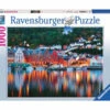 Ravensburger RB19715-6 Bergen Norwegian Puzzle 1000pc -TOY MODEL 46473