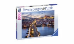 Ravensburger RB19740-8 Prague At Night Puzzle 1000pc