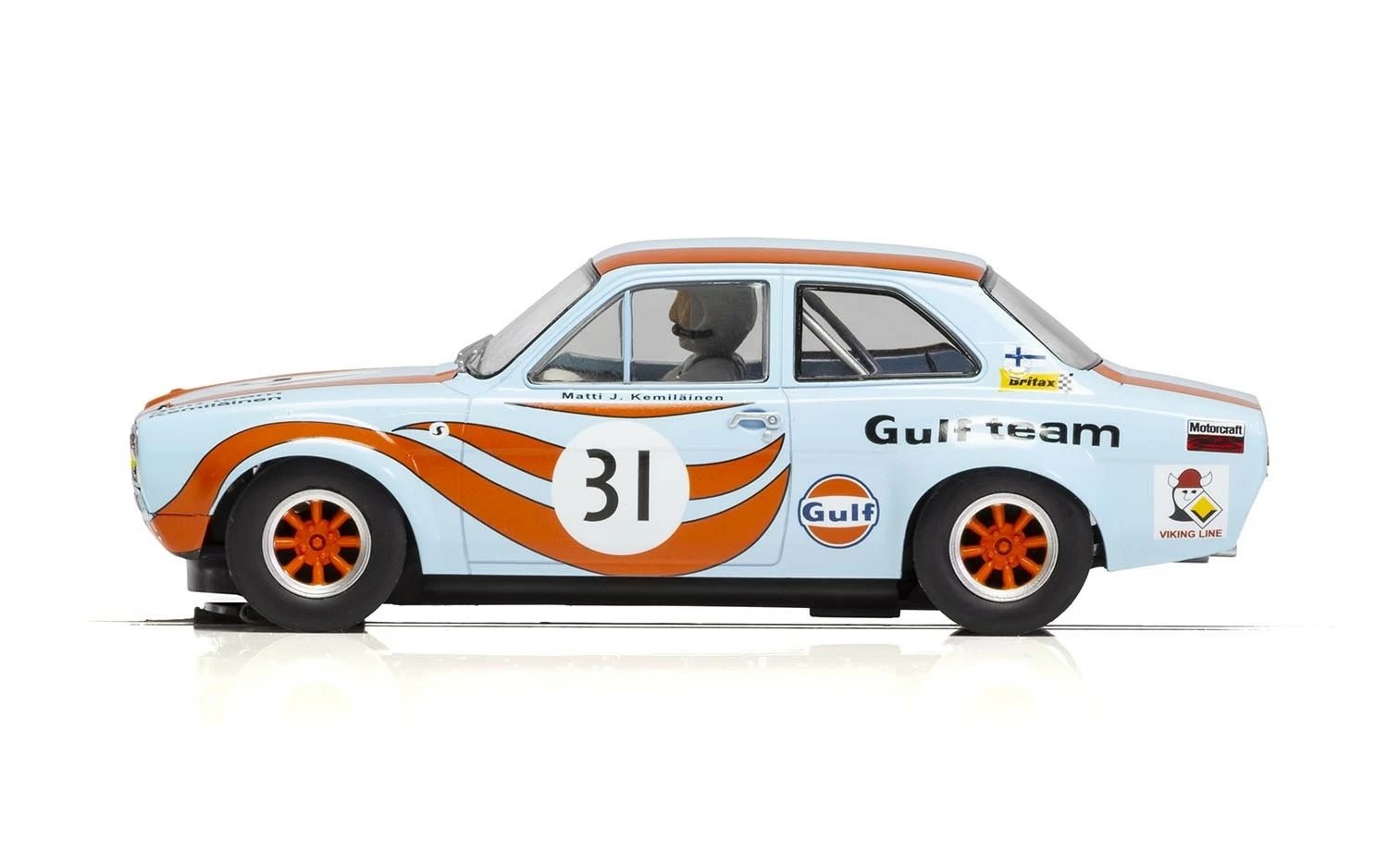 Scalextric C4013 Ford Escort Mk1 Gulf Edition 4 Scalextric C4013 Ford Escort Mk1 Gulf Edition - Image 2