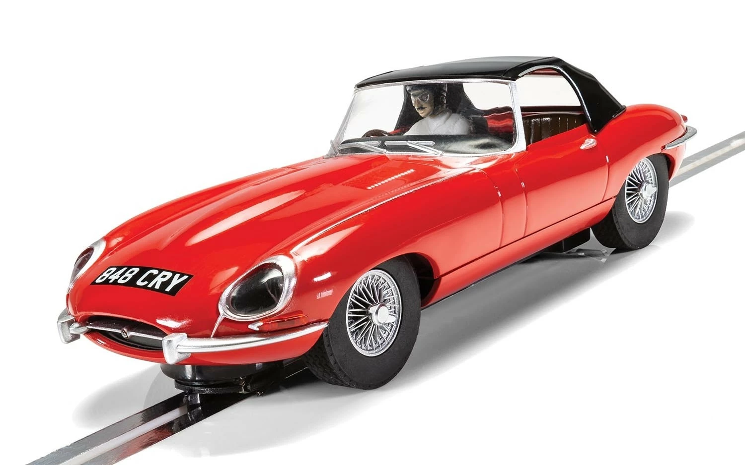 Scalextric C4032 Jaguar E-Type Red 848CRY 4 Scalextric C4032 Jaguar E-Type Red 848CRY - Image 2